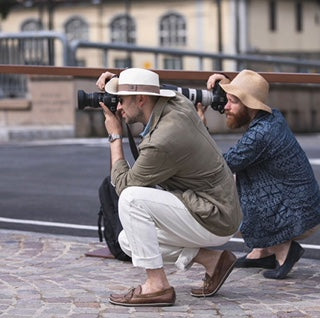 Pitti Peacocks Prancing at Pairing Party