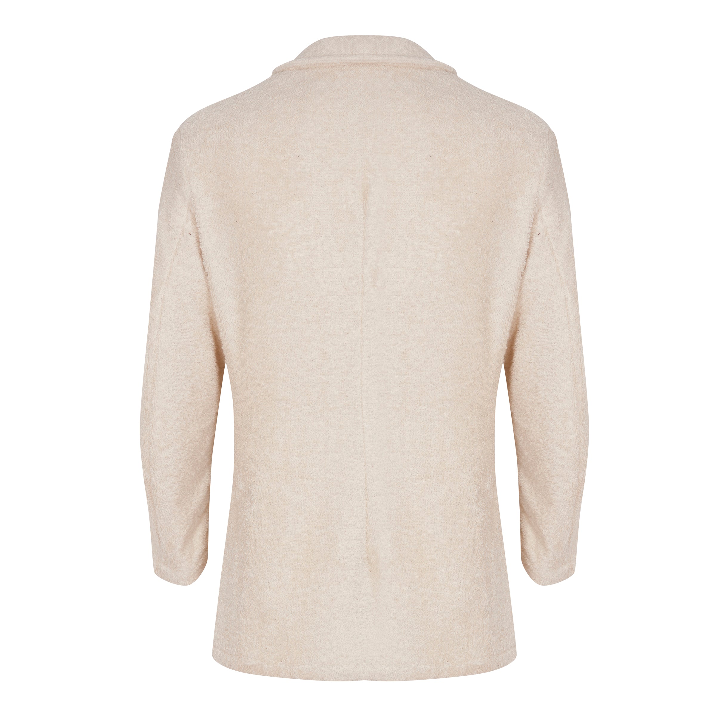 Ivory Towelling Duffle Corto