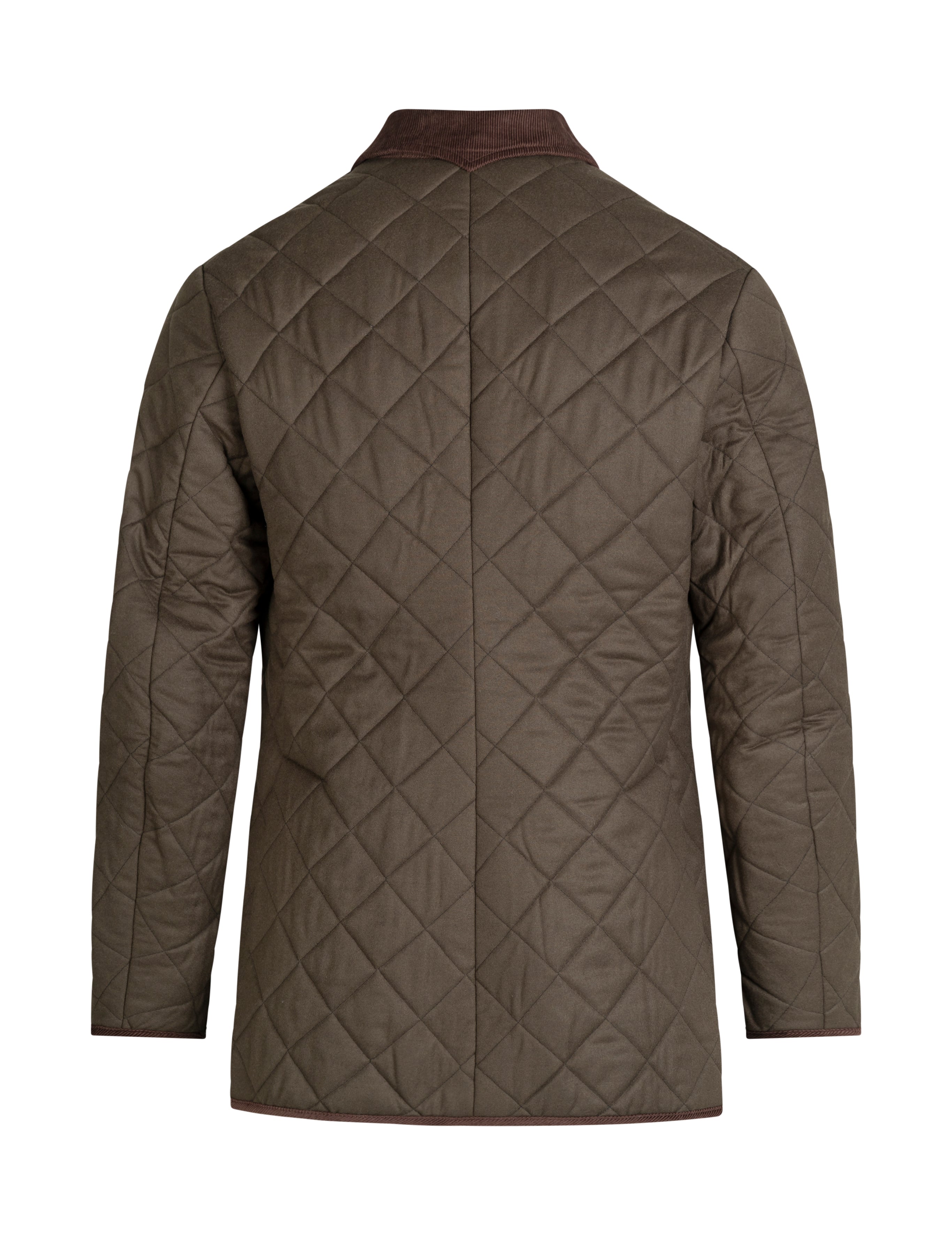 Quilted Wool Jacket Olive