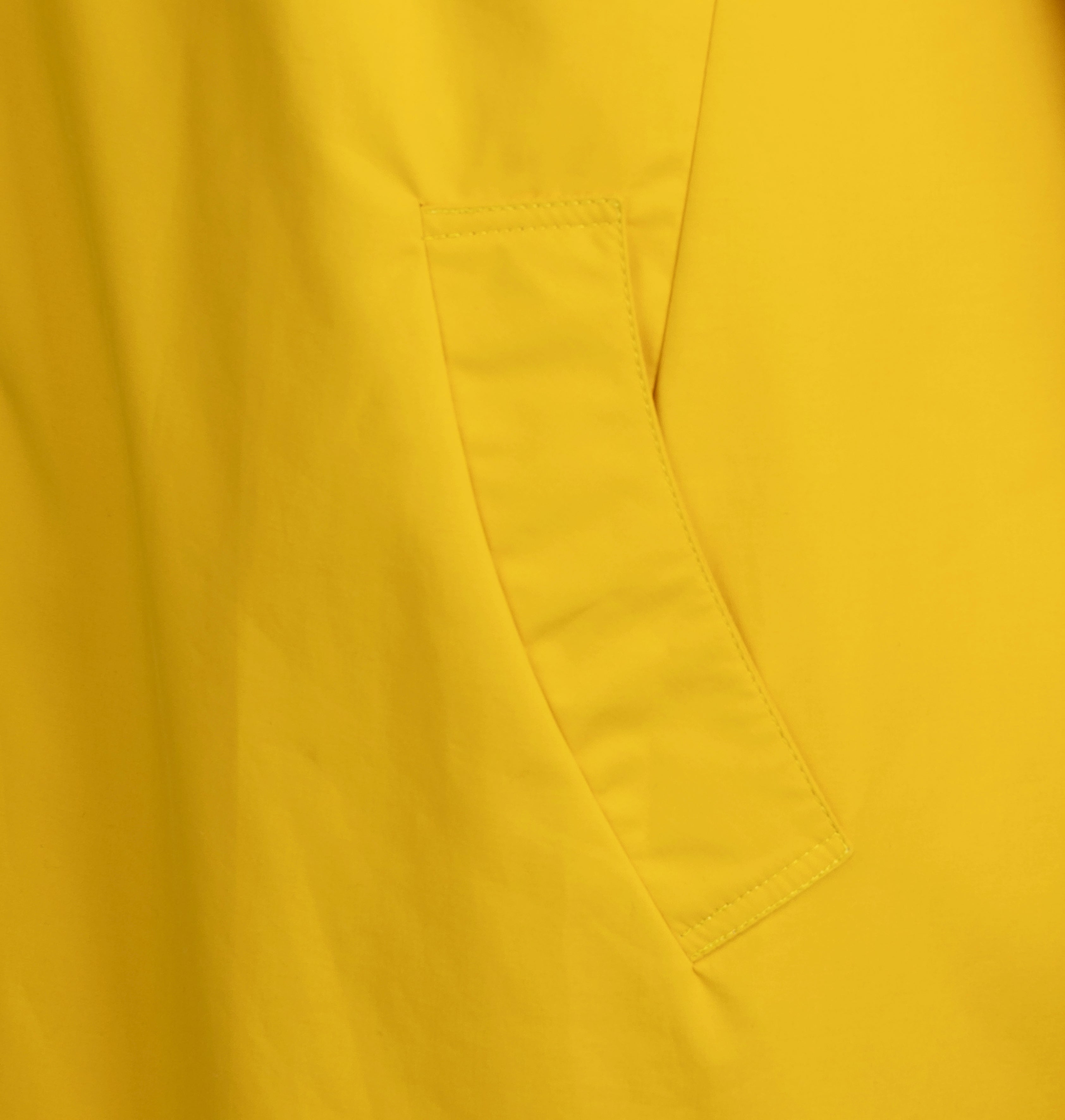 Yellow Cotton Mac Coat