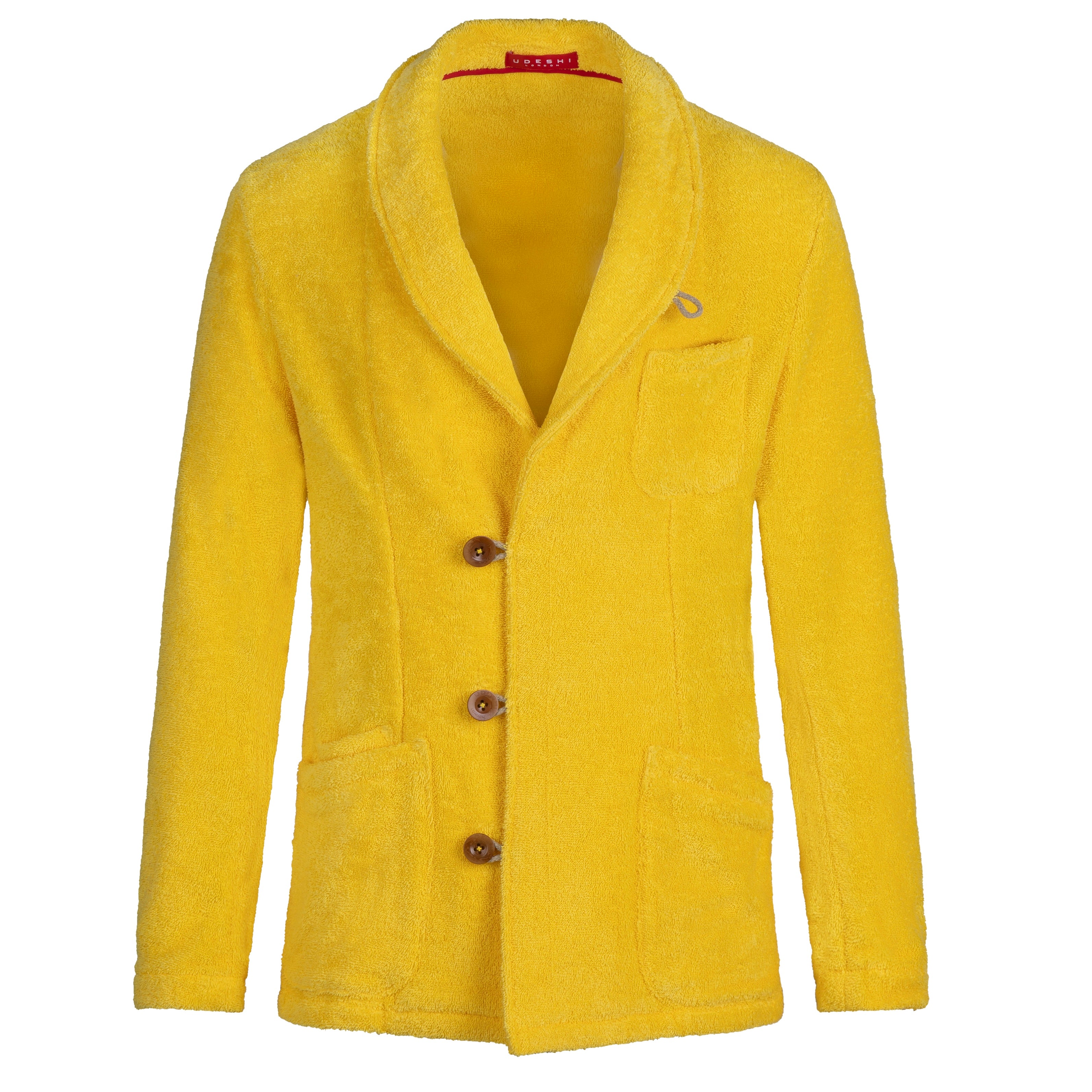 Yellow Towelling Duffle Corto