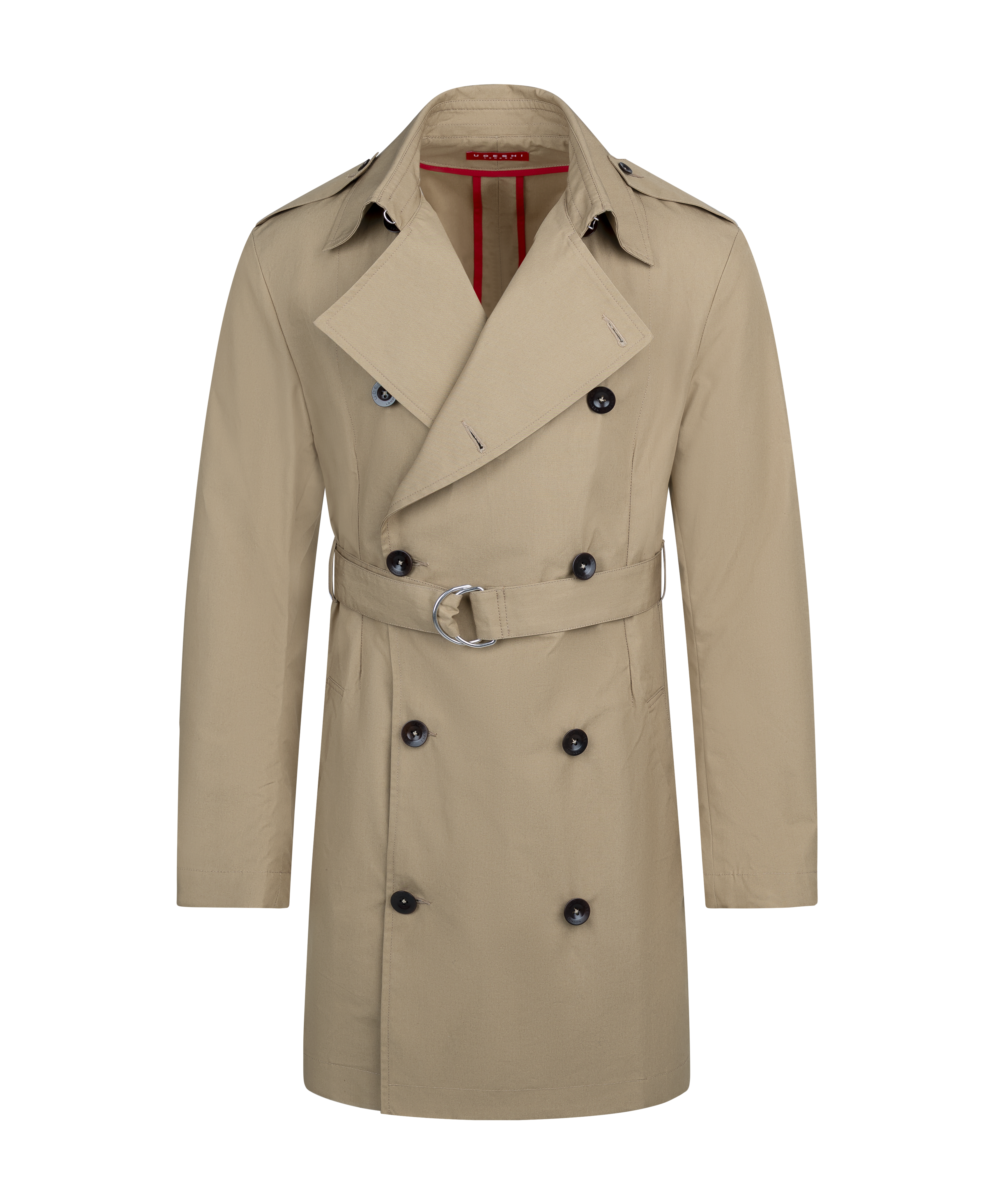 Khaki Cotton Trench Coat