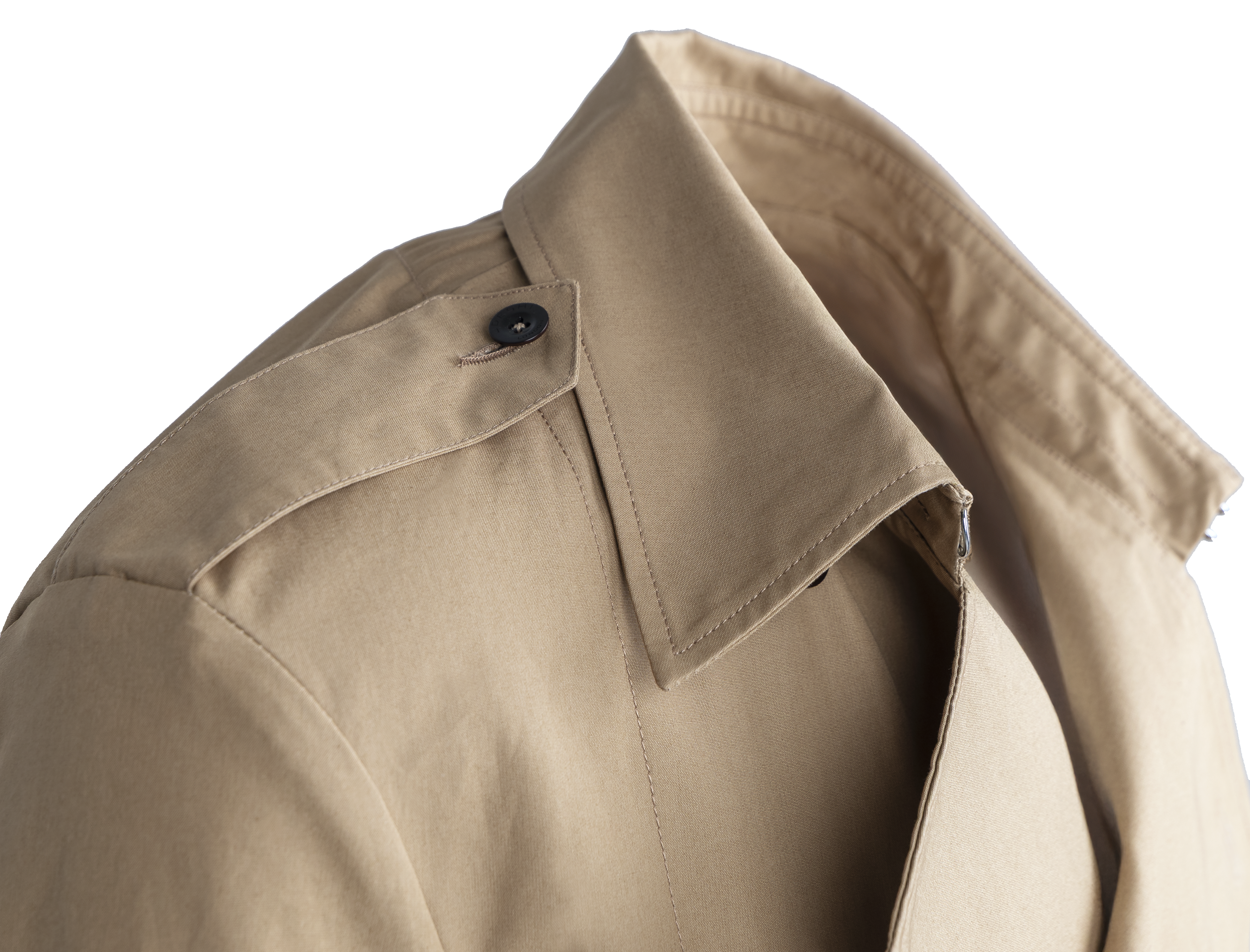 Khaki Cotton Trench Coat