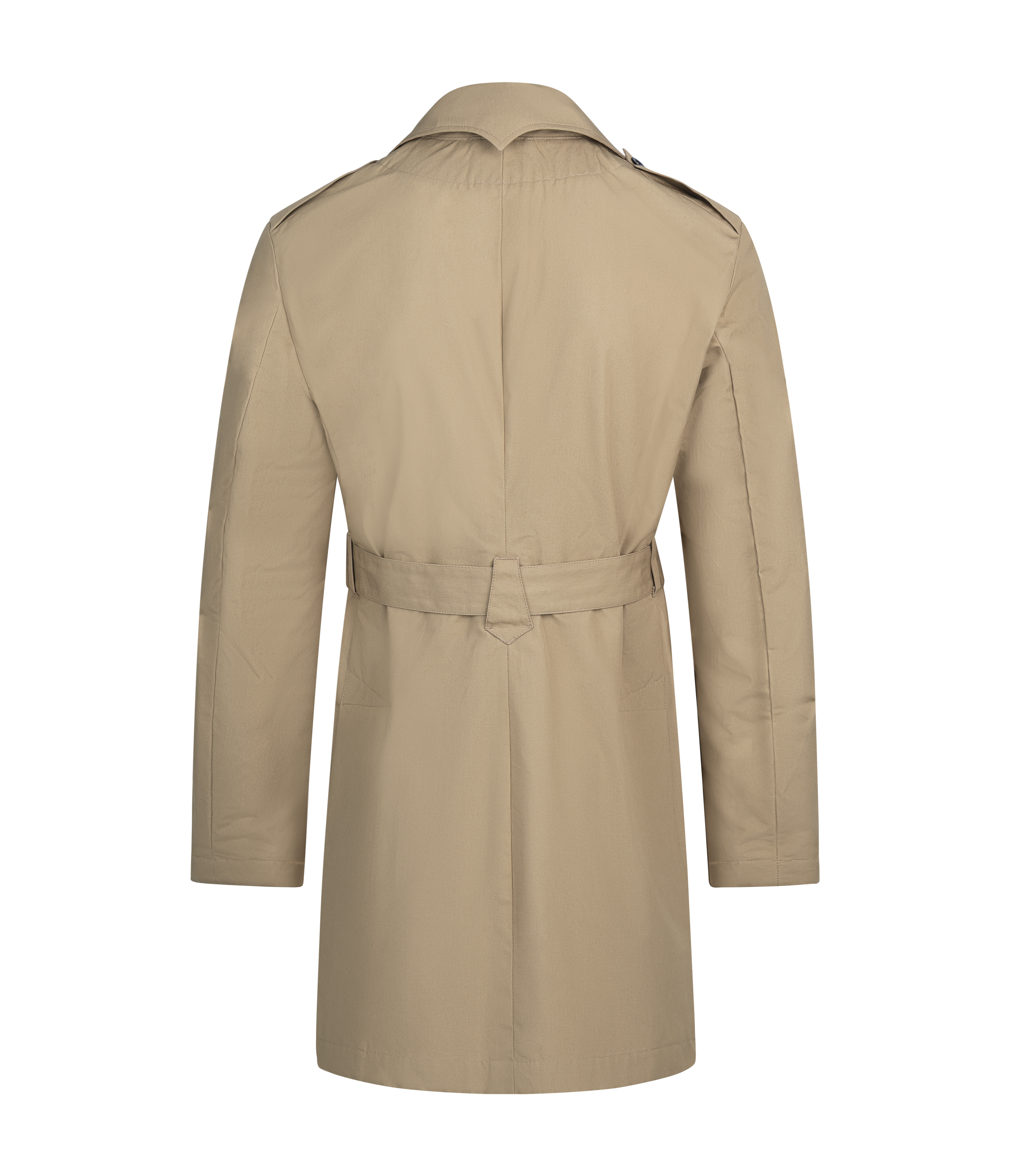 Khaki Cotton Trench Coat