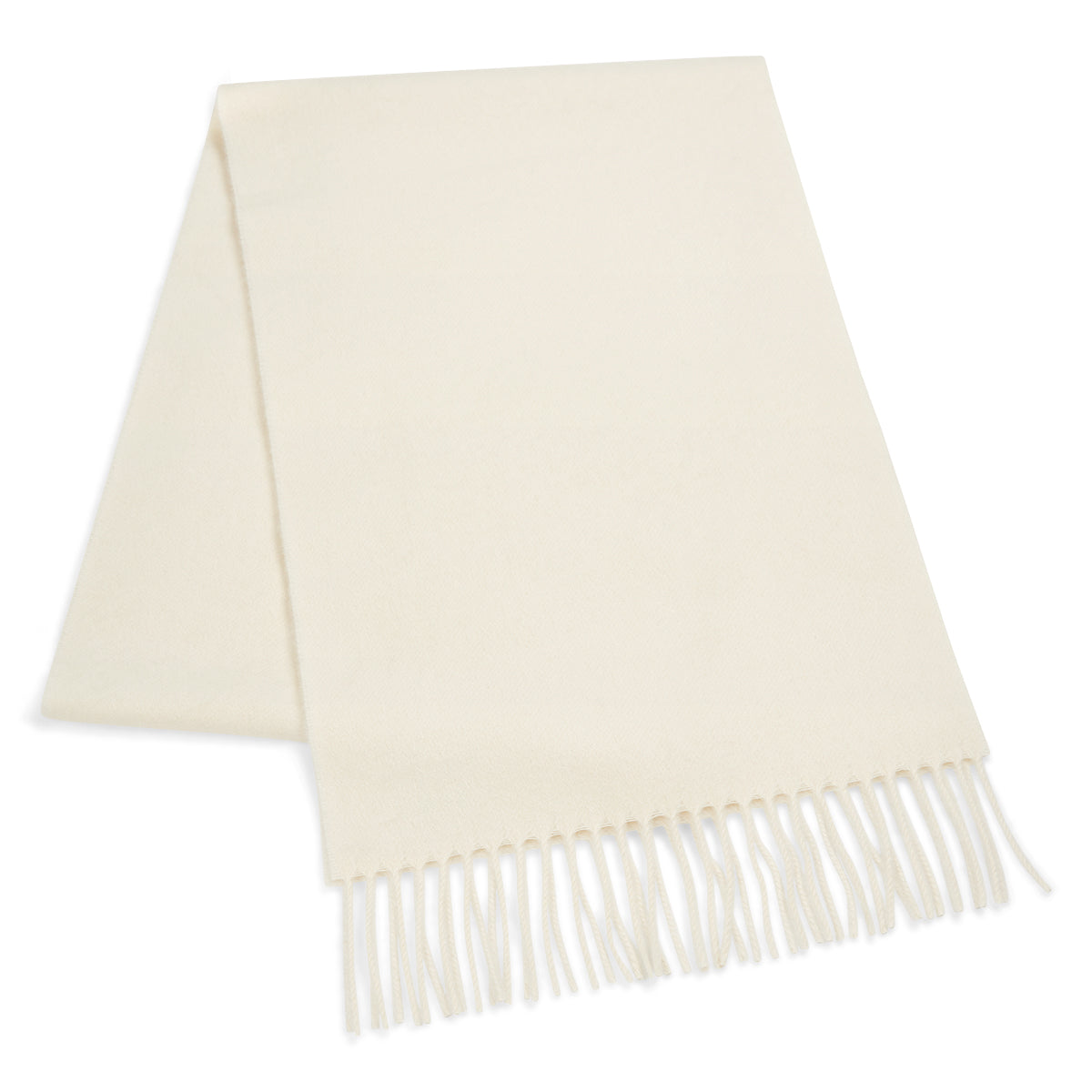 Cashmere Woven Scarf Ivory