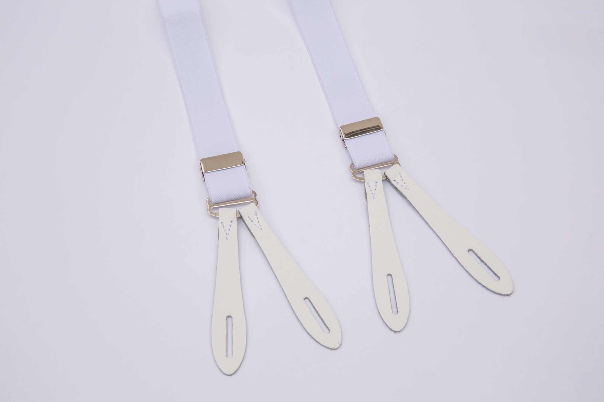 Vintage Narrow Braces White