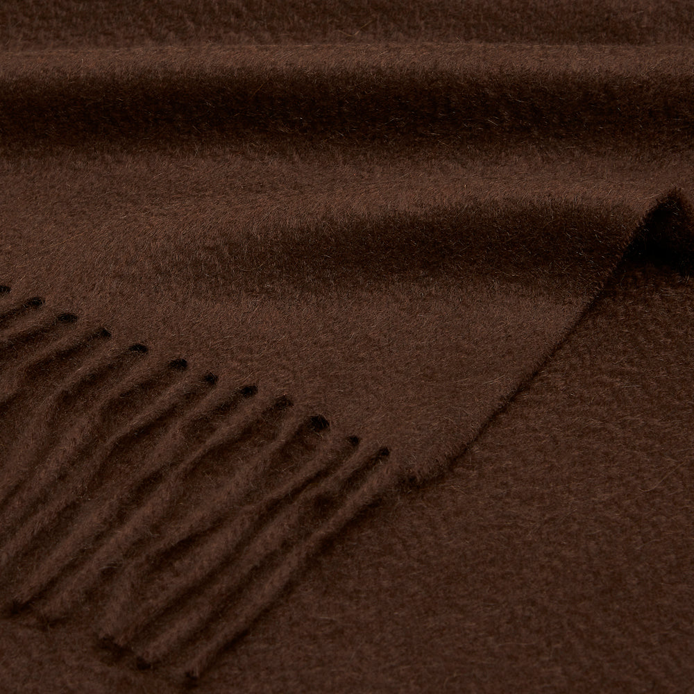 udeshi brown chocolate cashmere blanket scotland