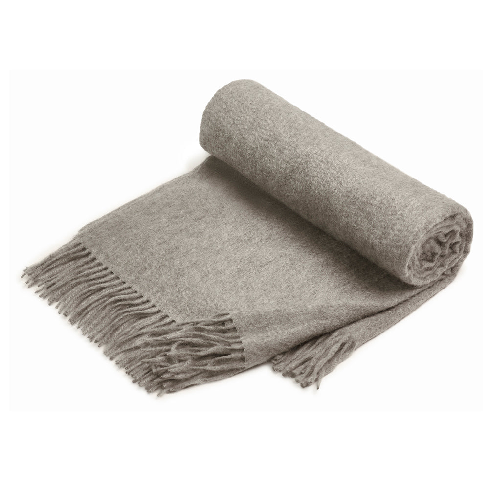 udeshi gray grey cashmere blanket scotland