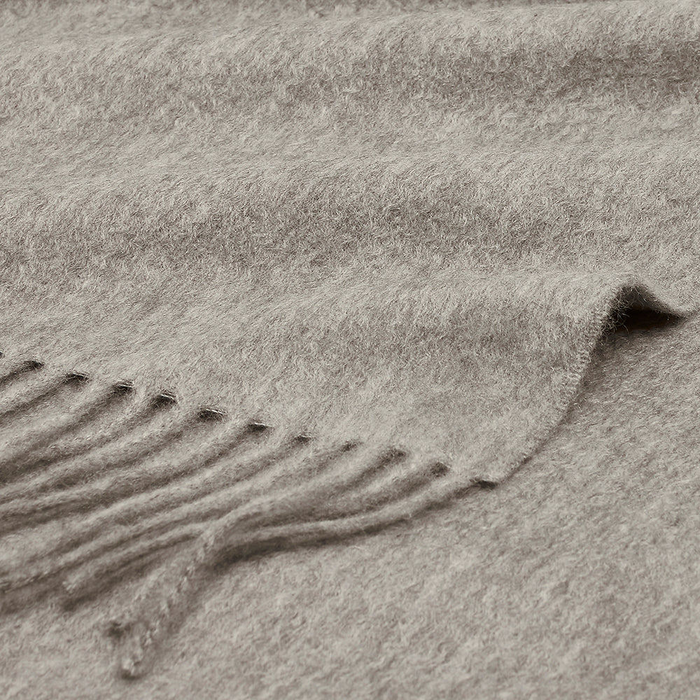 udeshi gray grey cashmere blanket scotland