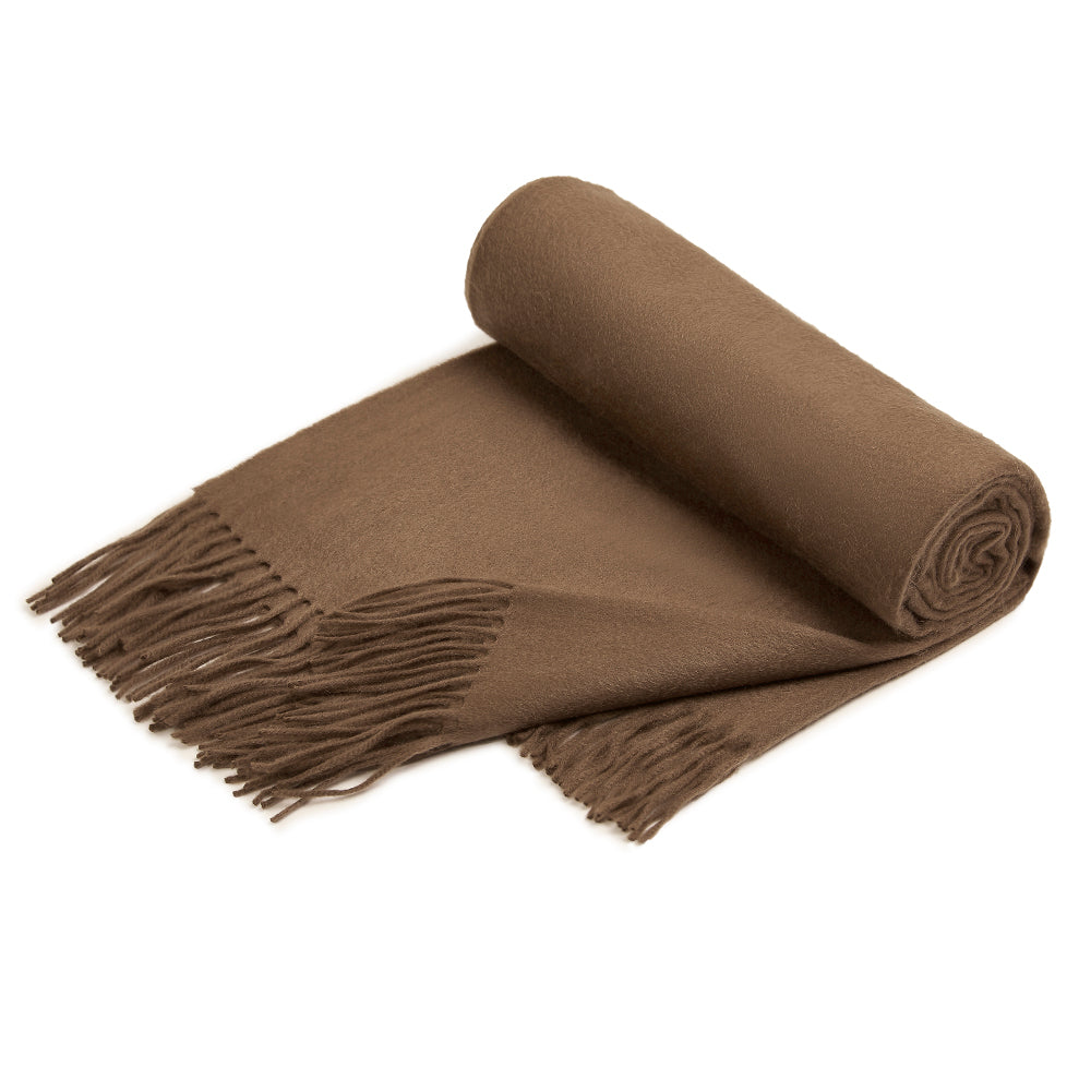 udeshi brown coffee cashmere blanket scotland