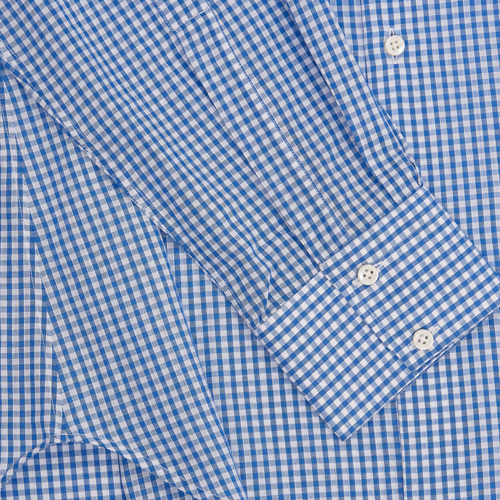 Gingham Check Shirt Blue