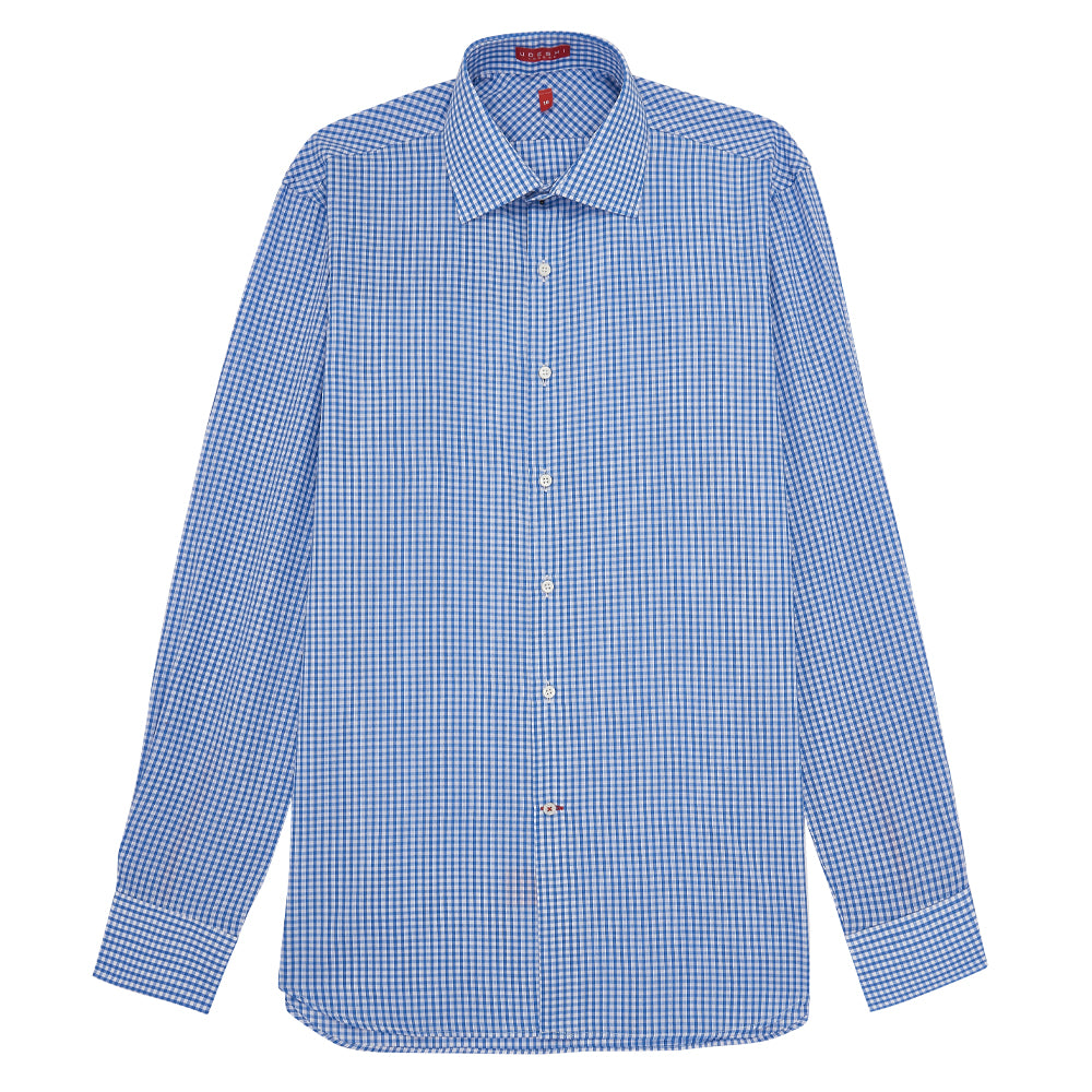 Gingham Check Shirt Blue