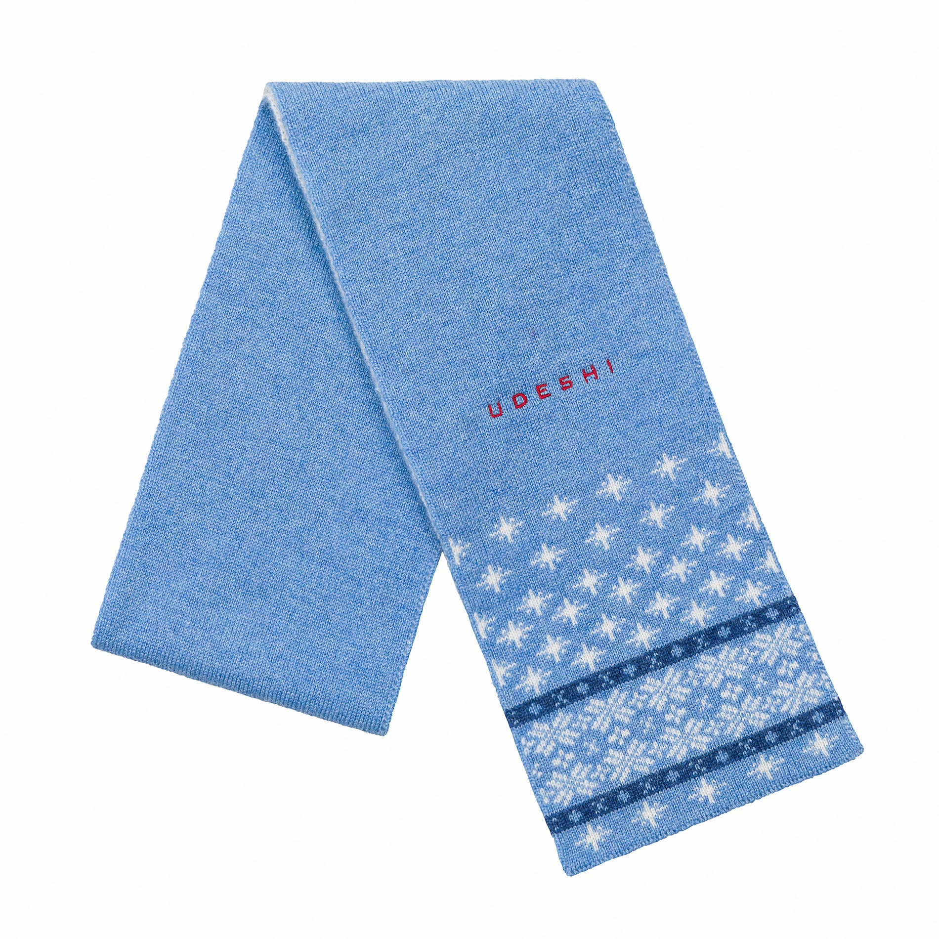 Children's Cashmere Scarf Blue
