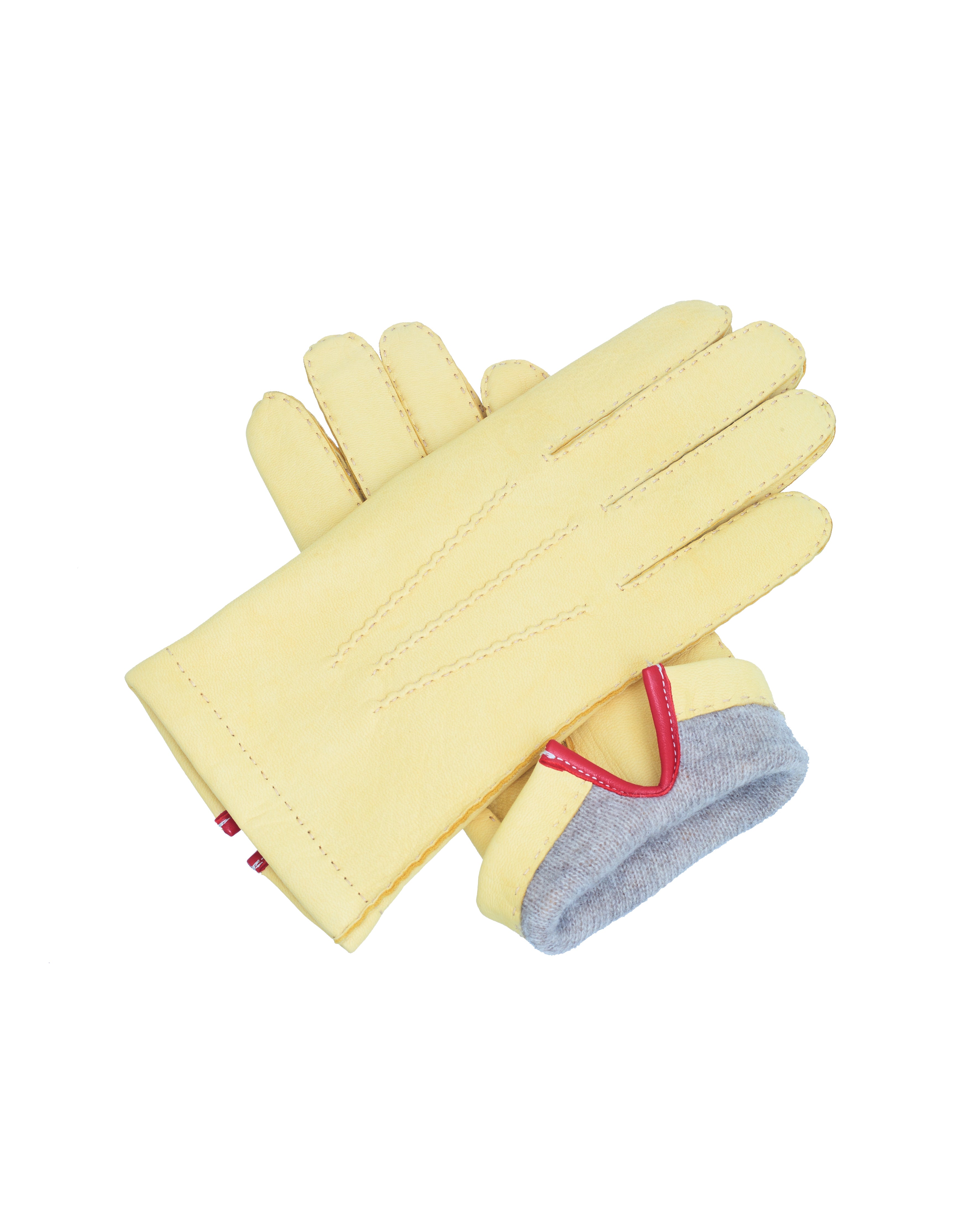 Buck Skin Gloves Yellow