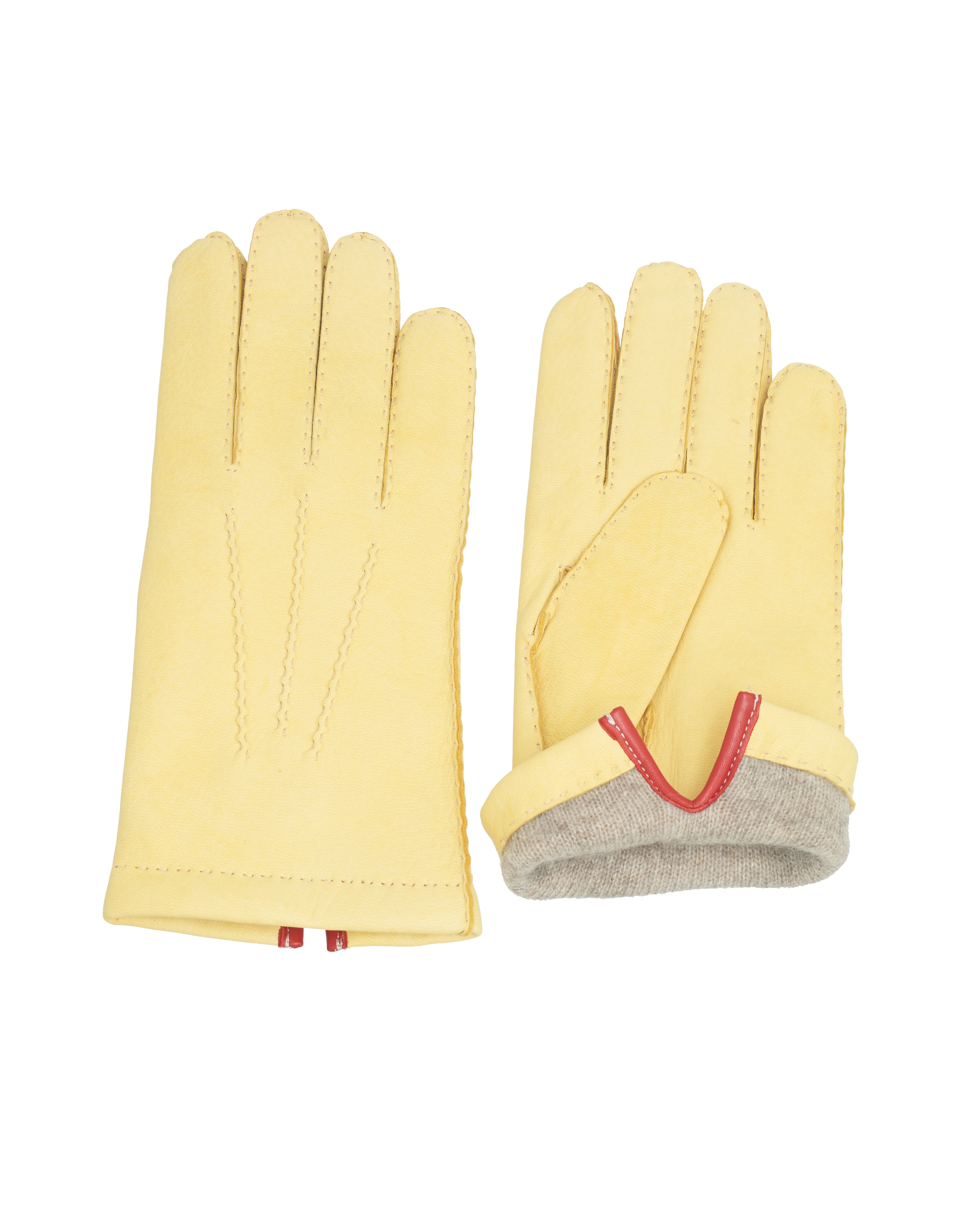 Buck Skin Gloves Yellow