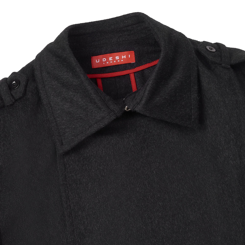 Charcoal Loden Trench Coat