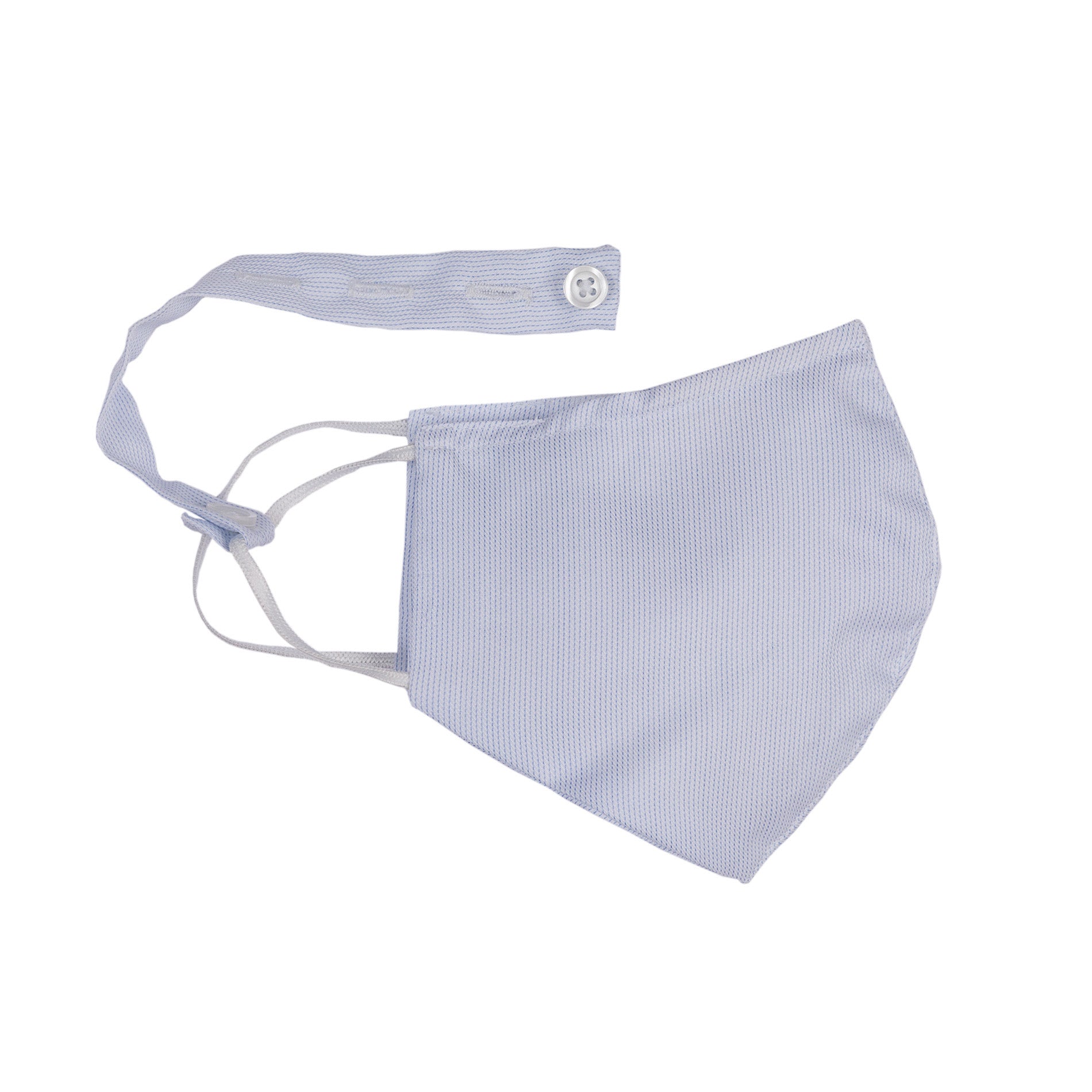 Children's Community Mask Blue Pin Stripe