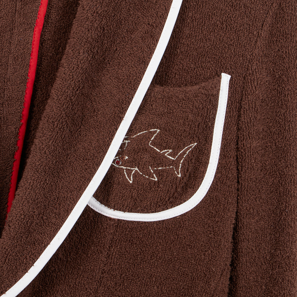 Towelling Praia Blazer Chocolate