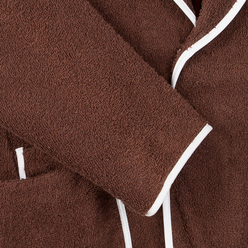Towelling Praia Blazer Chocolate