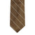 Single Stripe Mogador Silk Tie Chocolate
