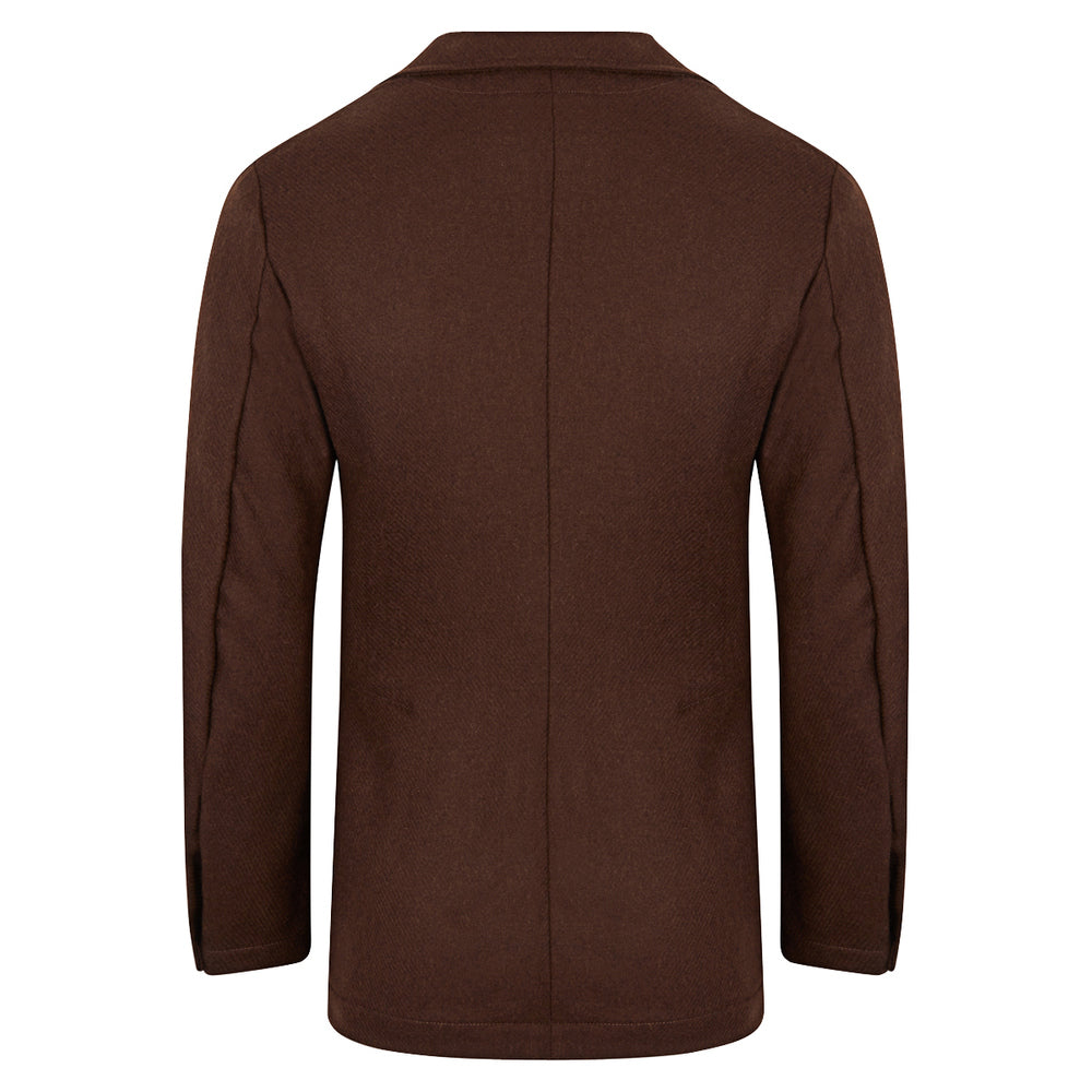 Italian Chocolate Twill Barchetta Blazer