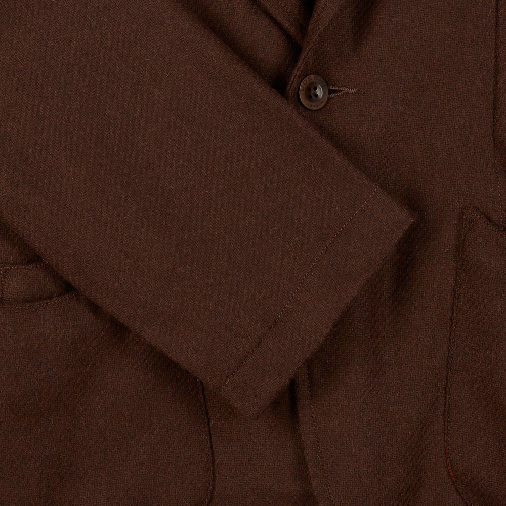 Italian Chocolate Twill Barchetta Blazer