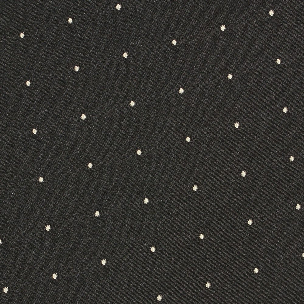 Dot Silk Tie Black