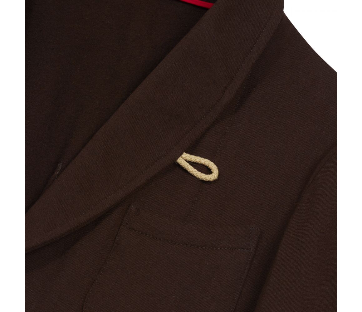 Espresso Knit Duffle Corto