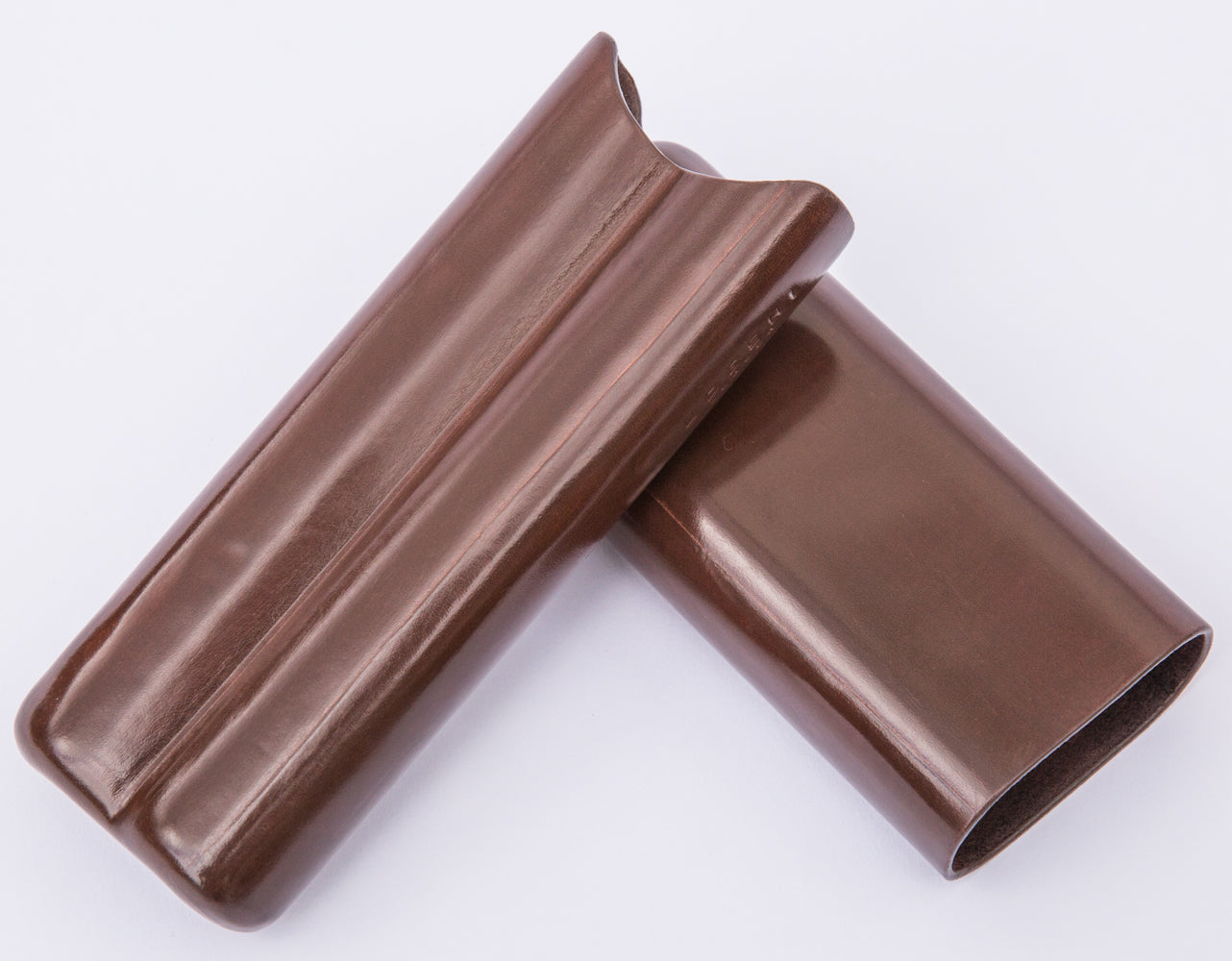 Gigantes Doble Cigar Case Brown