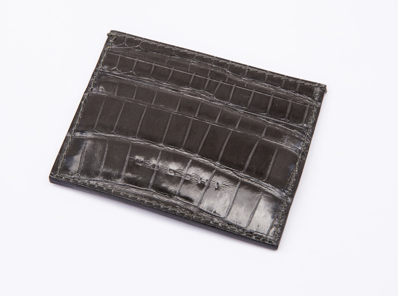 Alligator 7-card Case Grey