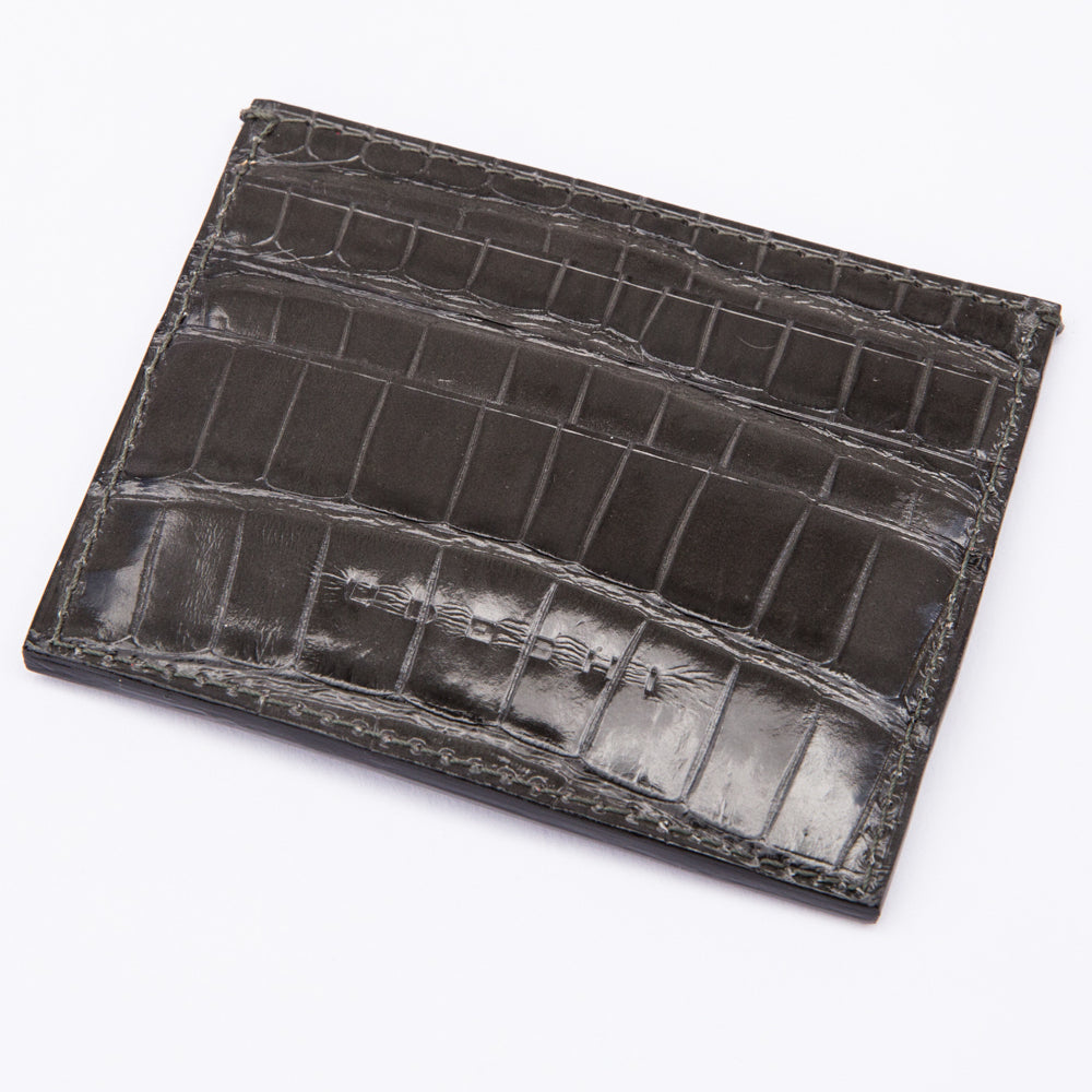 Alligator 7-card Case Grey
