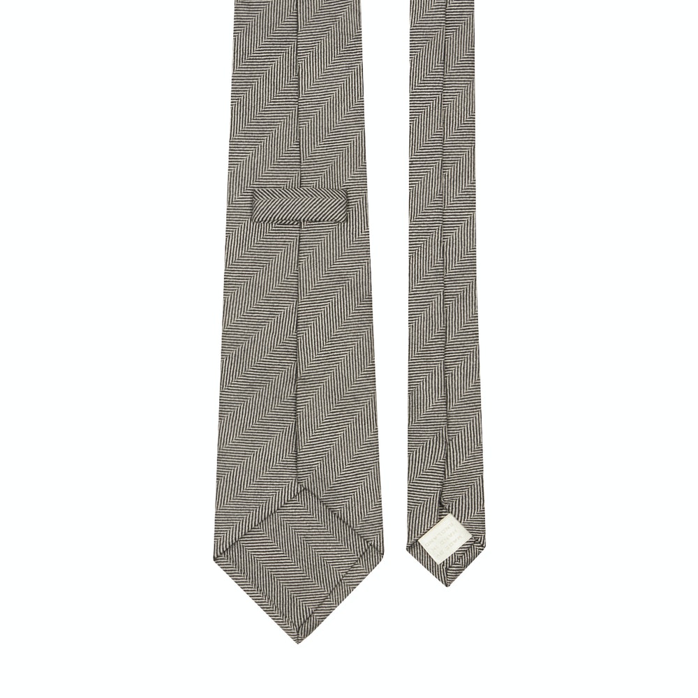 Herringbone Wool Tie
