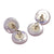 Mother of Pearl Cufflinks Lavender