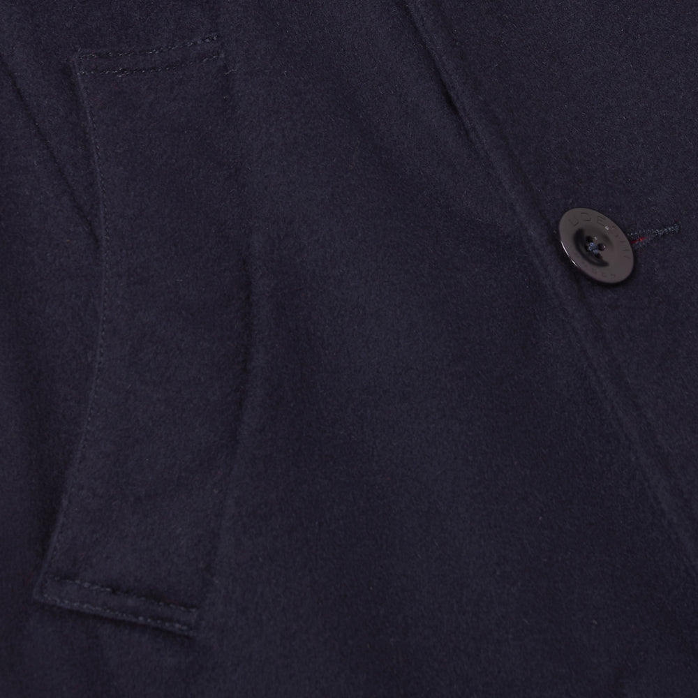 Navy Loden Trench Coat