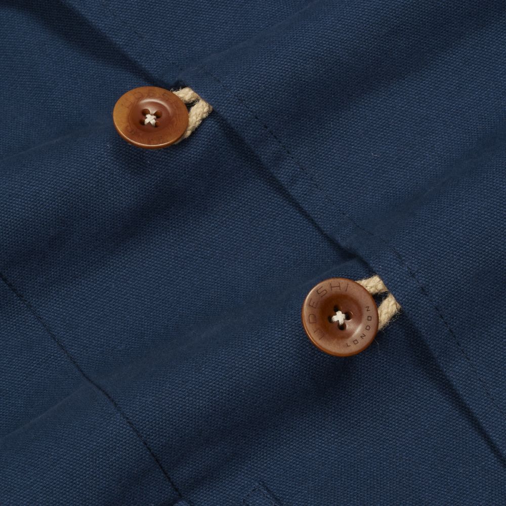 Navy Canvas Duffle Corto