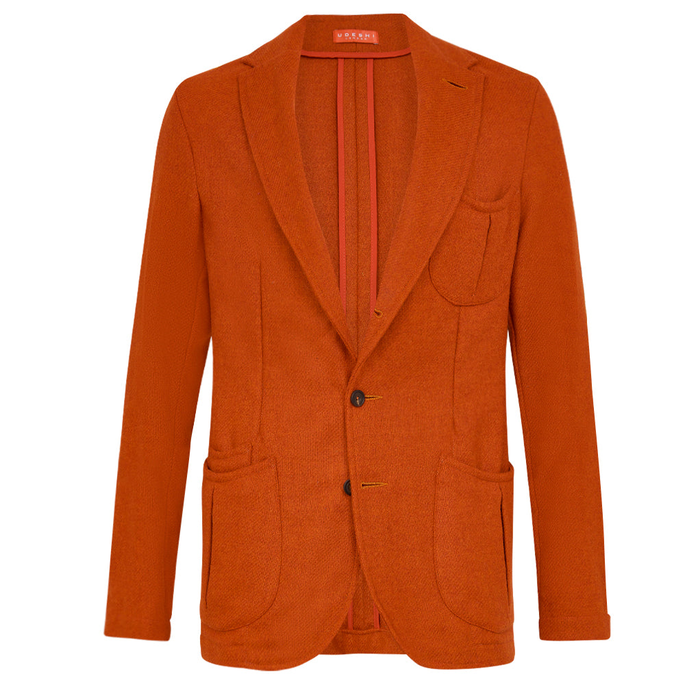 Orange Shetland Tweed Hacking Jacket – UDESHI