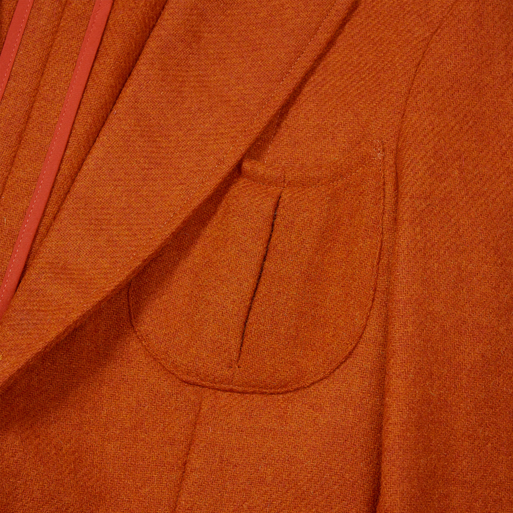 Orange Shetland Tweed Hacking Jacket