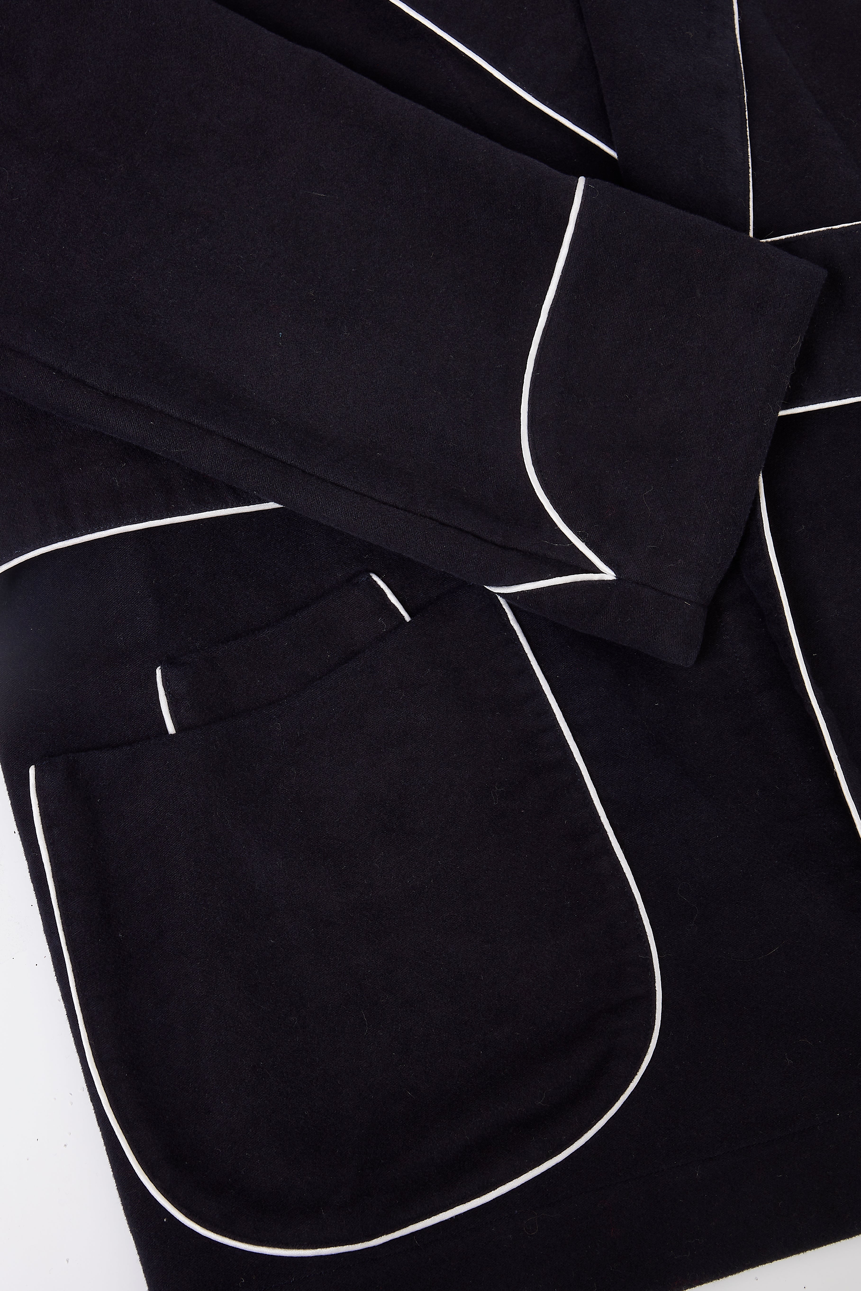 Navy Moleskin Dressing Jacket