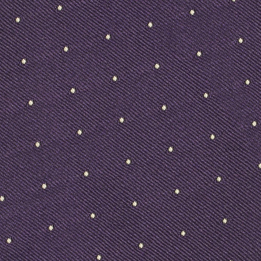 Dot Silk Tie Purple