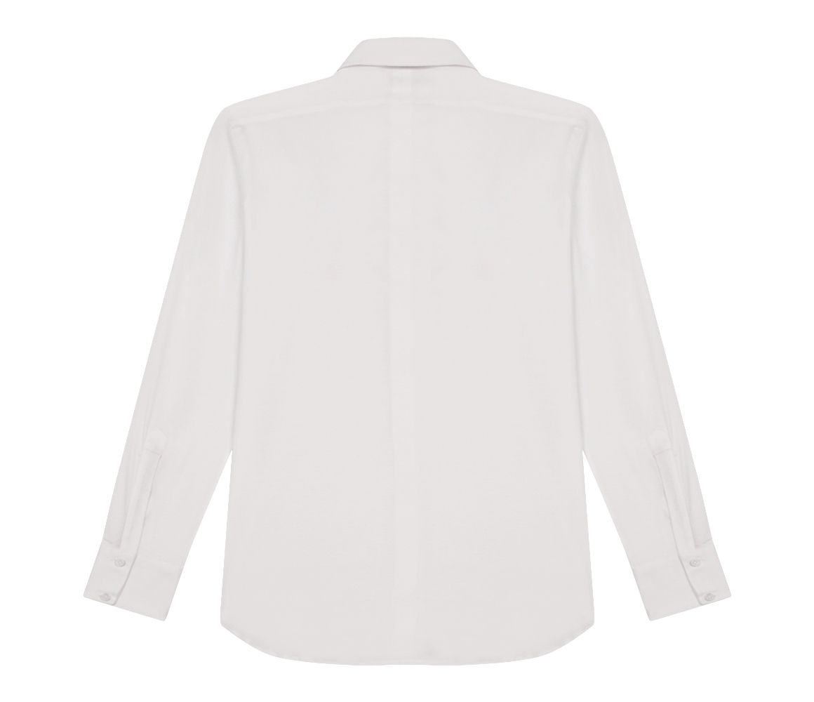 Italian Fine Knit Shirt White