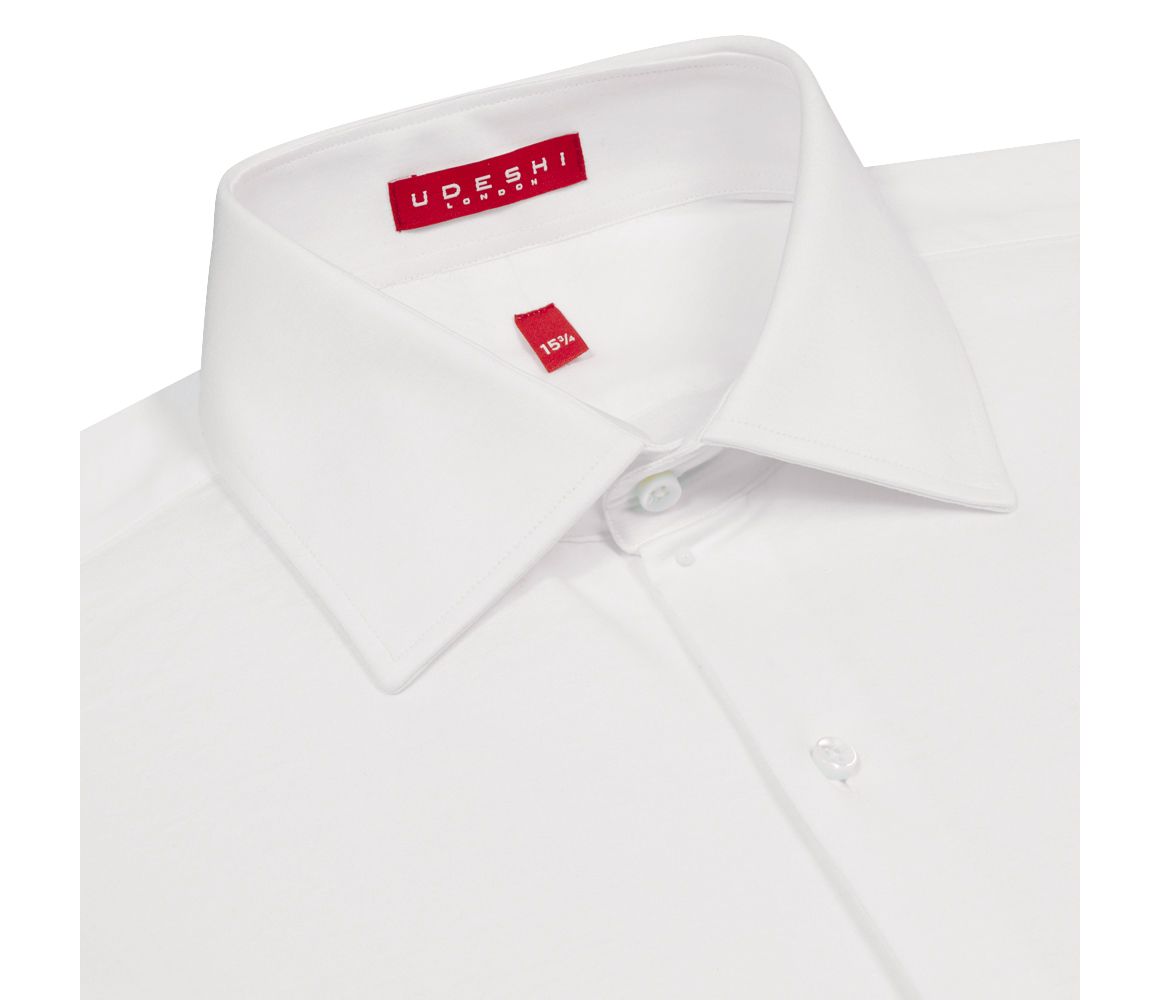 Italian Fine Knit Shirt White