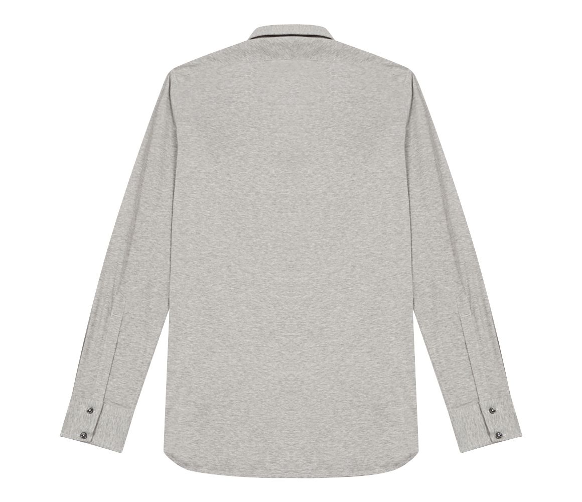 Italian Fine Knit Shirt Grey