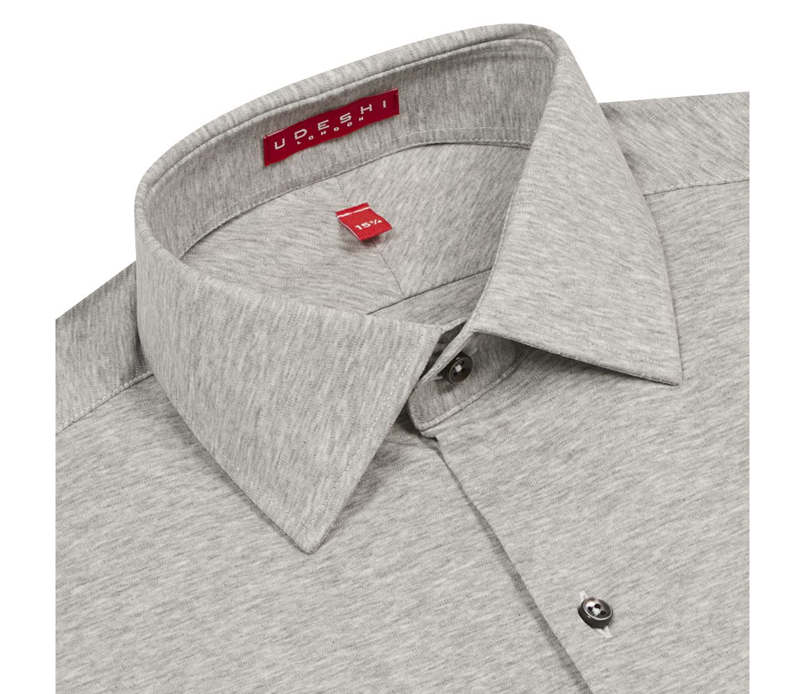 Italian Fine Knit Shirt Grey