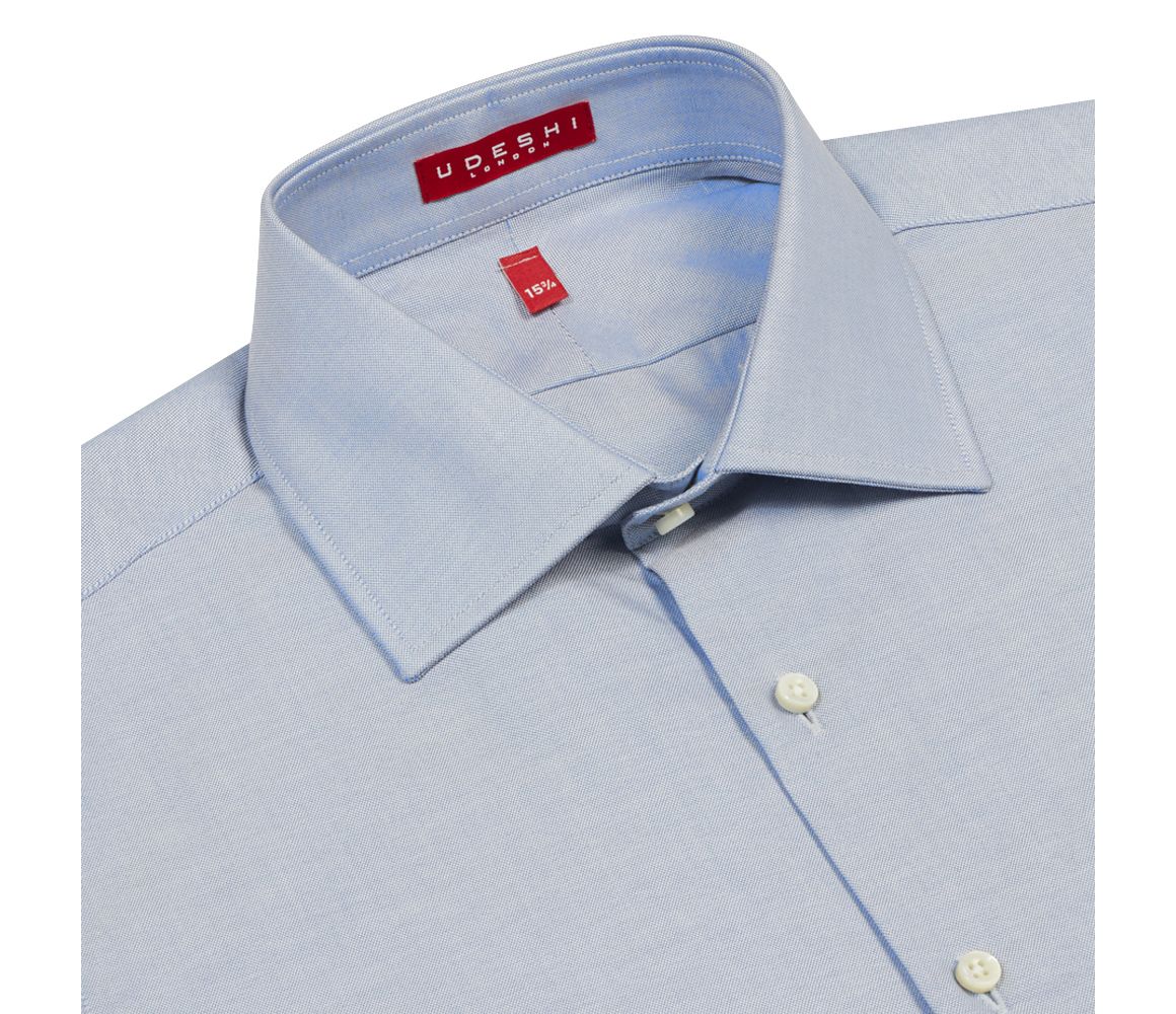 Swiss Oxford Shirt Blue