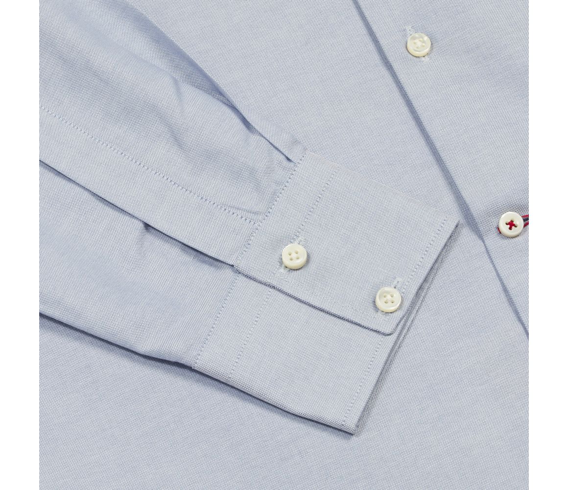 Swiss Oxford Shirt Blue