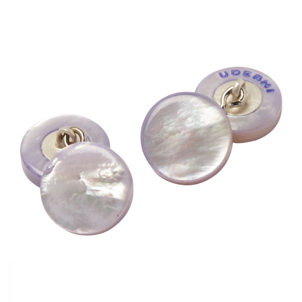 Mother of Pearl Cufflinks Lavender
