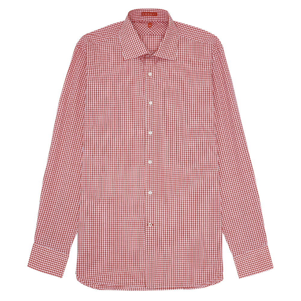 Gingham Check Shirt Red