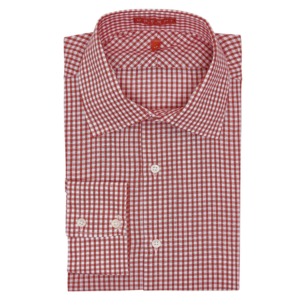 Gingham Check Shirt Red