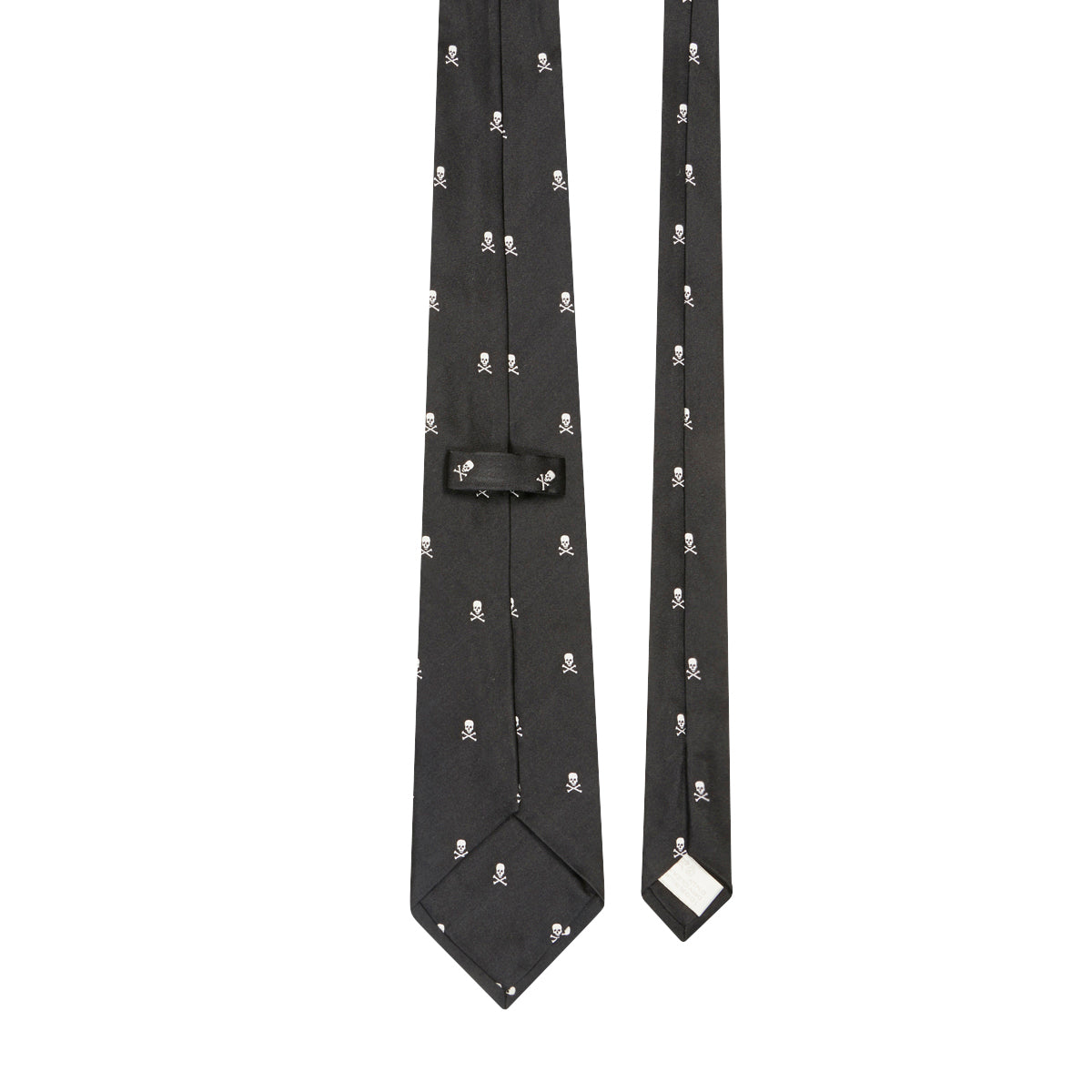 From Russia With Love Motif Silk Tie Black