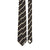 Satin Stripe Silk Tie Black